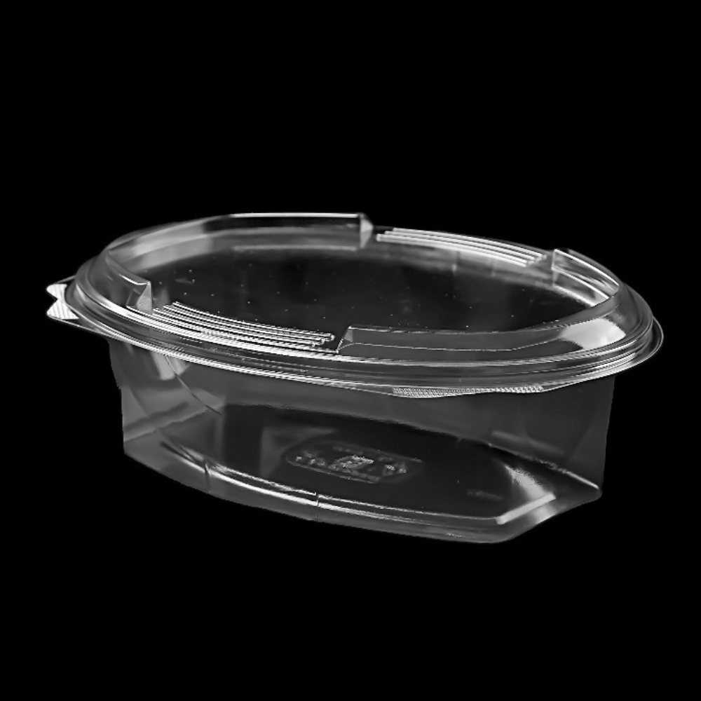 Oval salladsförpackning Mellan 750cc