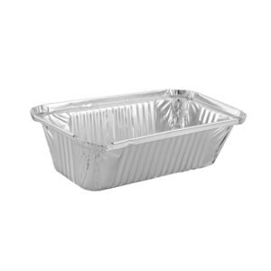 aluminum container with lid
