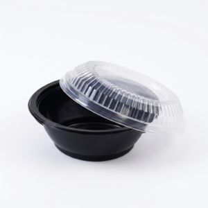 riso plate {500cc} (black)≈ 16 oz